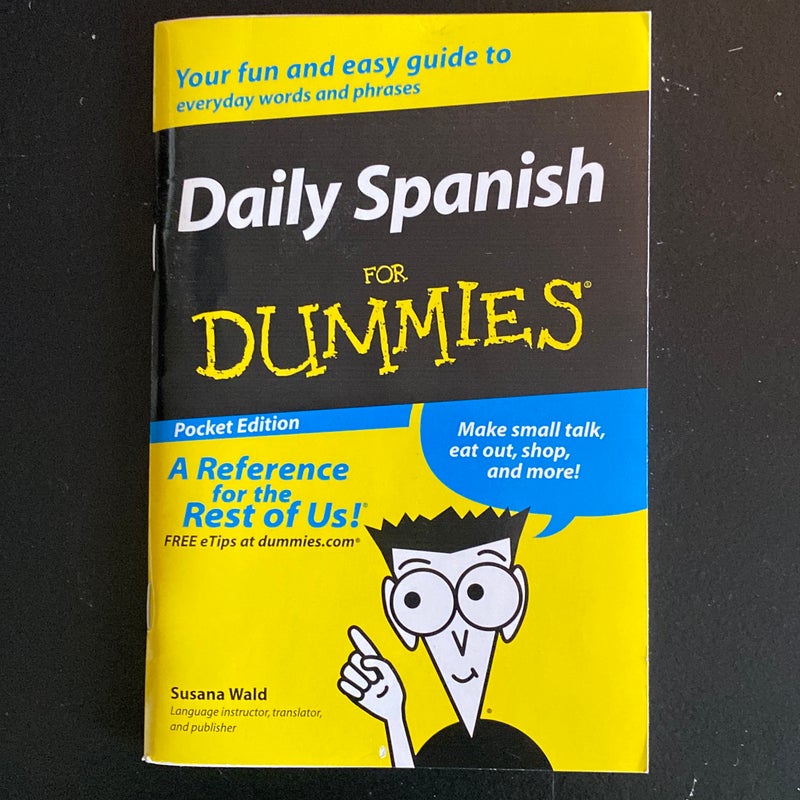 Daily Spanish for Dummies, Target One Spot Edition