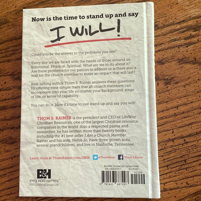 I Will