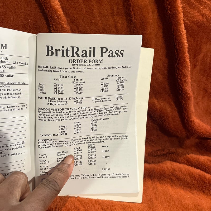 Britain by Britrail, 1992-1993