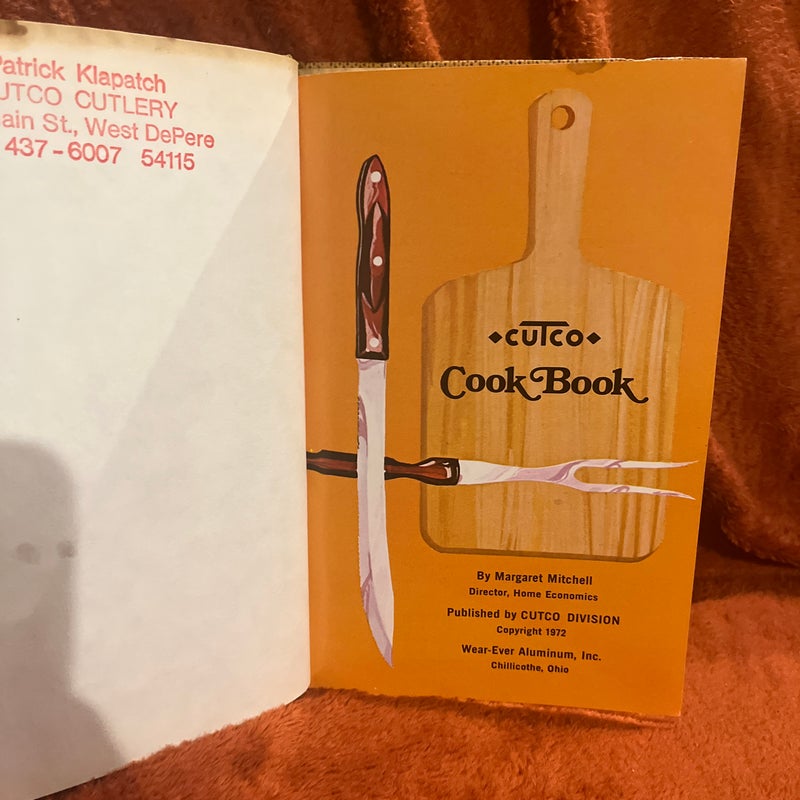 Cutco cook Book 