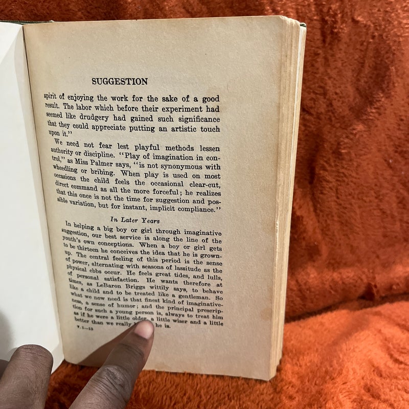 The character - training of children 