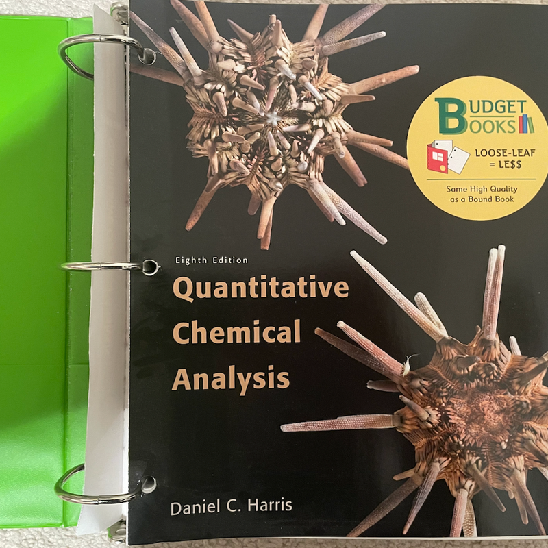 Quantitative Chemical Analysis