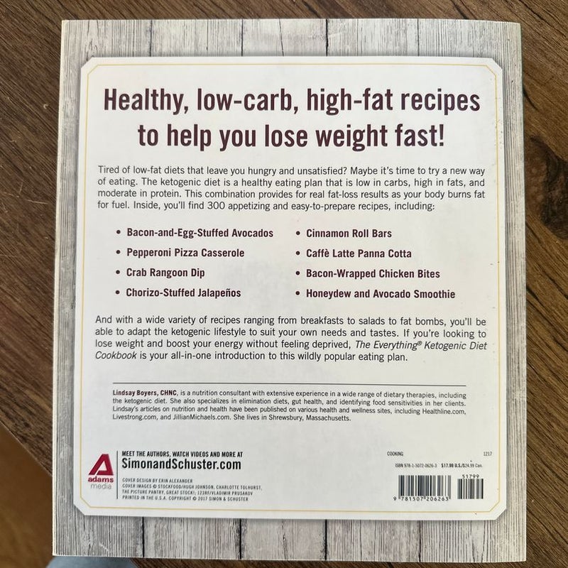 The Everything Ketogenic Diet Cookbook