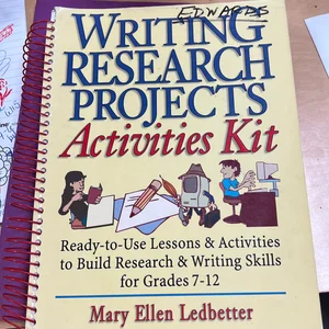 Writing Research Projects Activities Kit