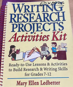Writing Research Projects Activities Kit