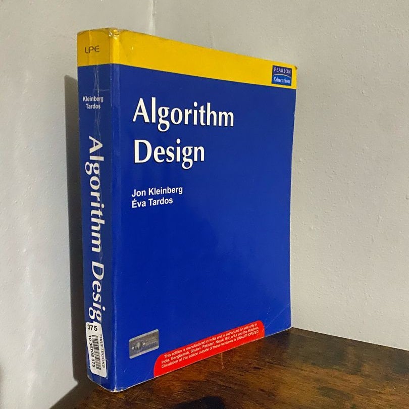 Algorithm Design by Jon Kleinberg Eva Tardos, Paperback Pangobooks