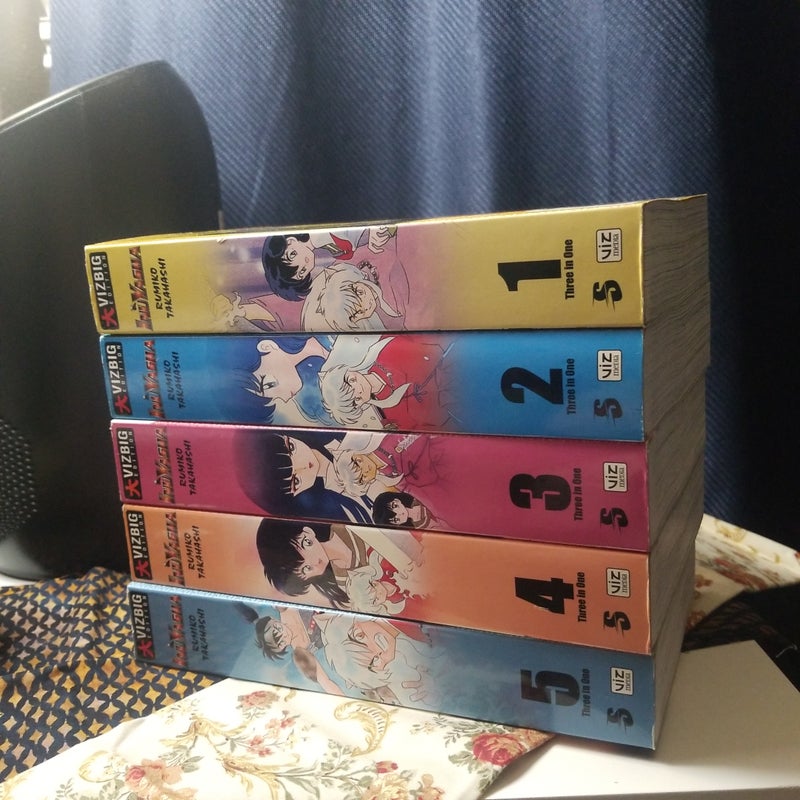 Inuyasha Volumes 1-5 (3-in-1 Edition)