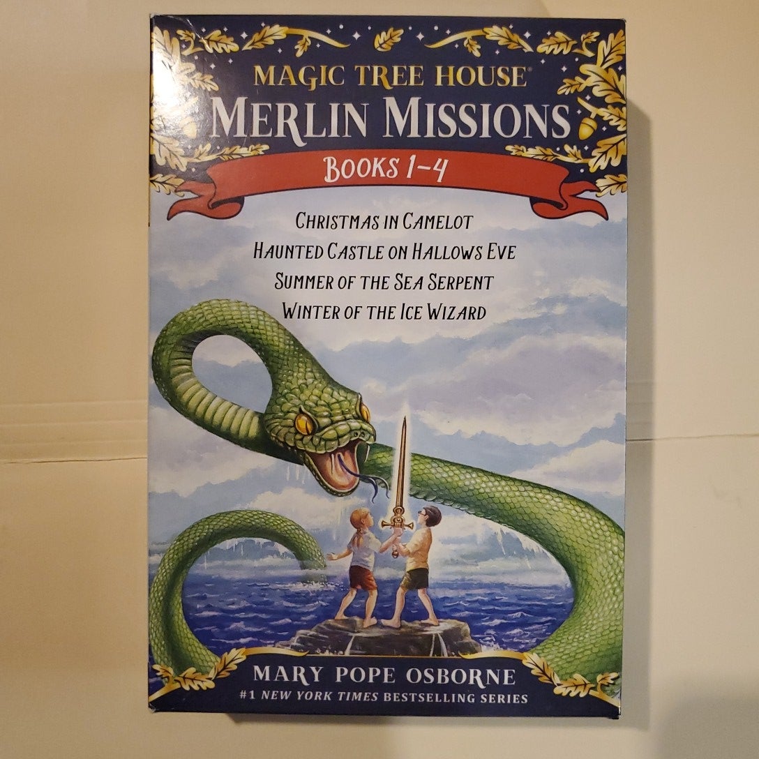 Magic Tree House Merlin Missions Books 1-4 Boxed Set