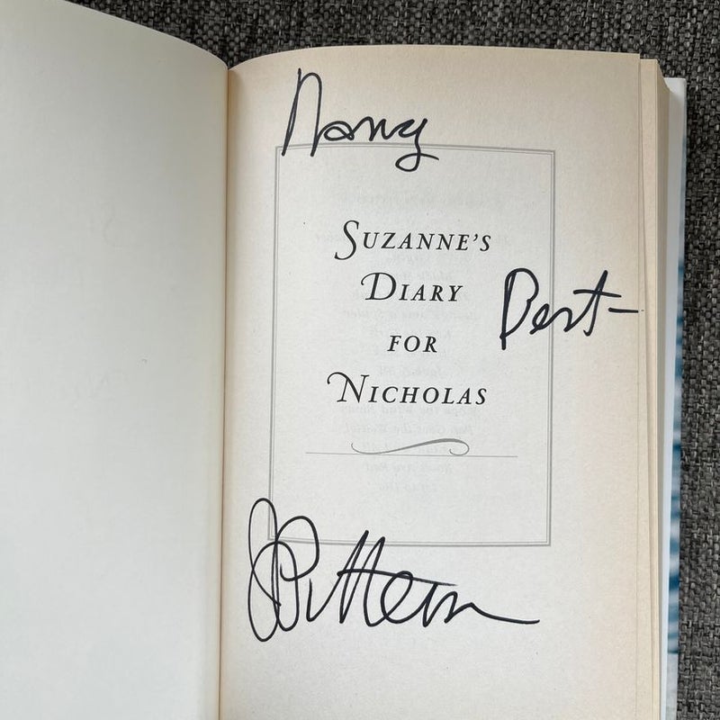 Suzanne's Diary for Nicholas - SIGNED