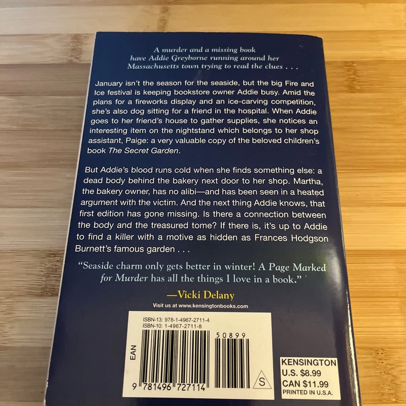 Page Marked for Murder A