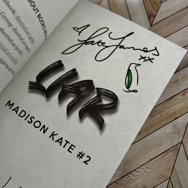 Madison Kate Series: Hate, Liar, Fake, Vault, & Kate