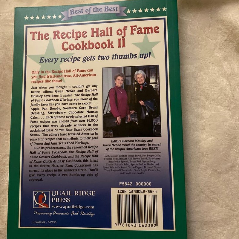 The Recipe Hall of Fame Cookbook II