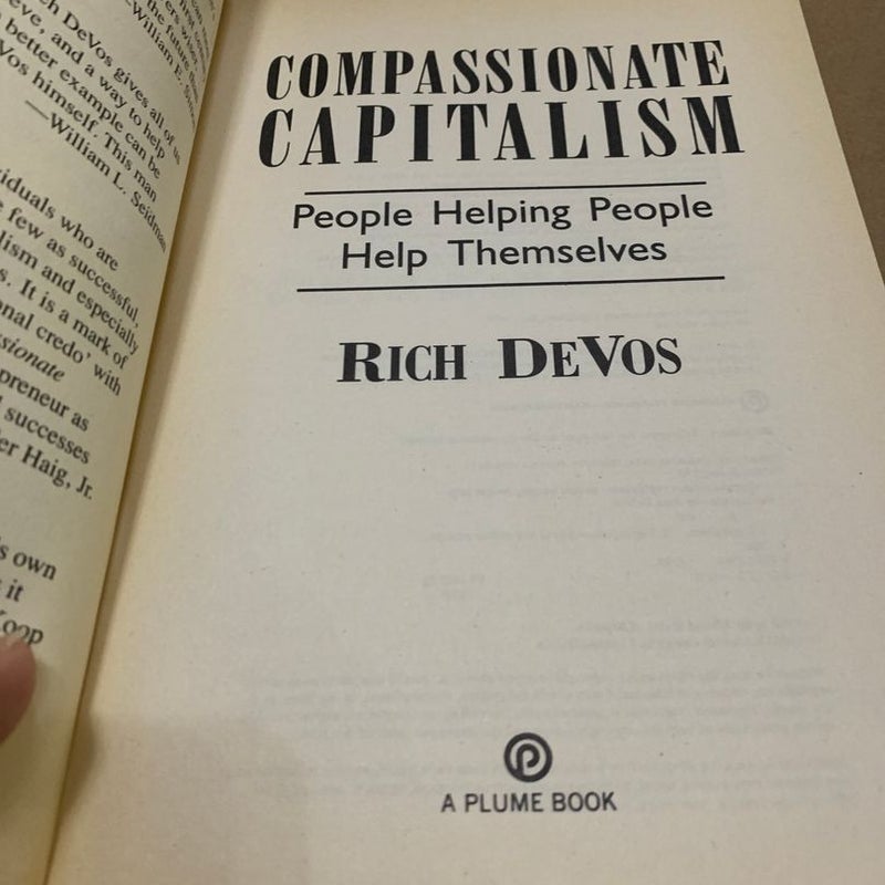 Compassionate Capitalism: People Helping People Help Themselves