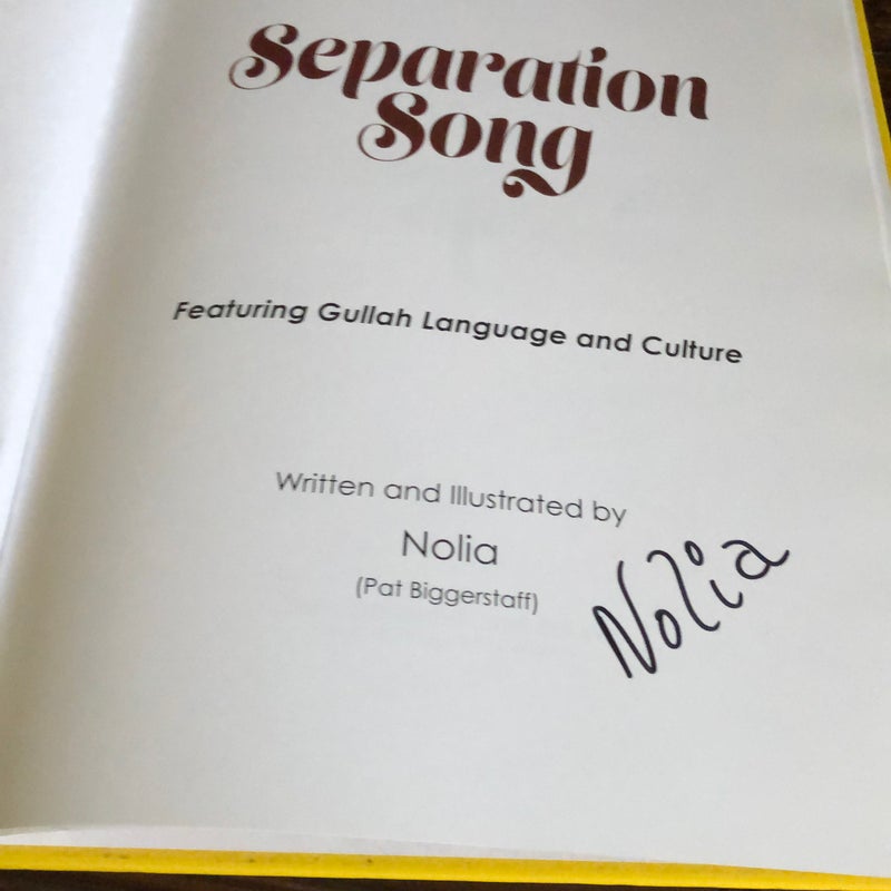 Separation Song (Autographed)