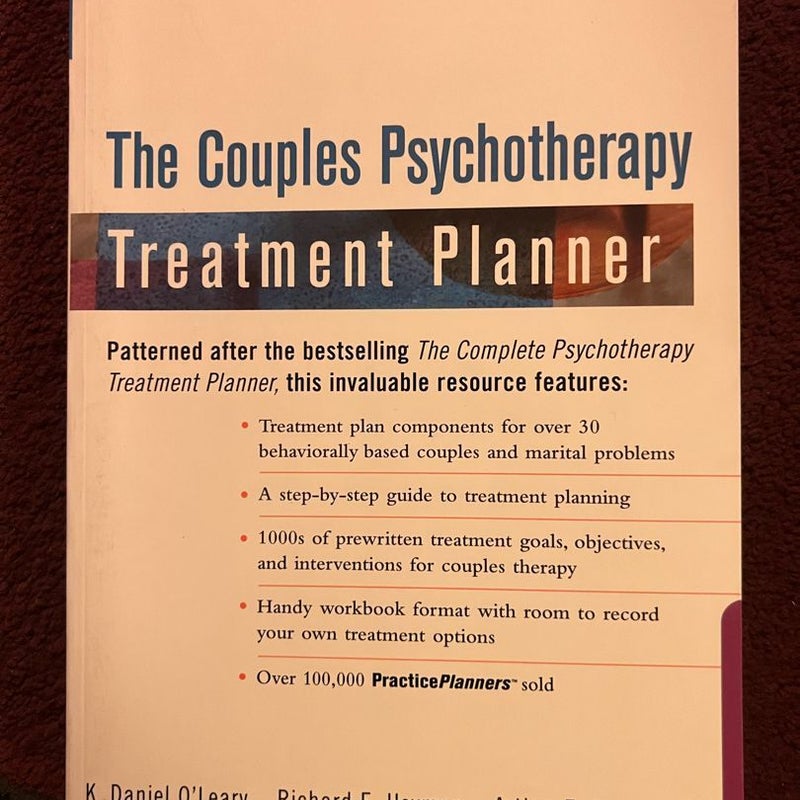 The Couples Psychotherapy Treatment Planner