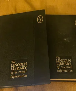 The Lincoln Library of Essential Information Volume 1 & 2 Thumb Index 1949