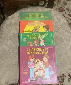 4 Vintage Ready set Grow Books Joy Wilt Your  Managing Time ,Family life ,Making Friend