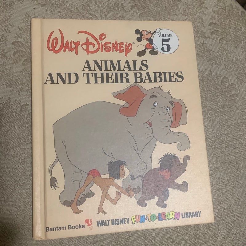  Walt Disney, Animals and Thier Babies: Volume 5 (Walt Disney Fun-to-Learn Library) 5