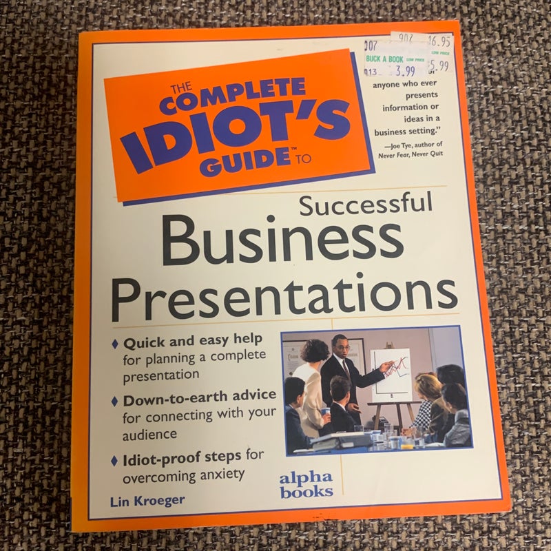 The complete idiot's guide to successful business presentations