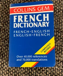 Collins Gem Dictionary, French-English