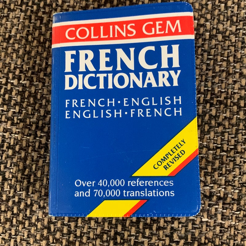 Collins Gem Dictionary, French-English