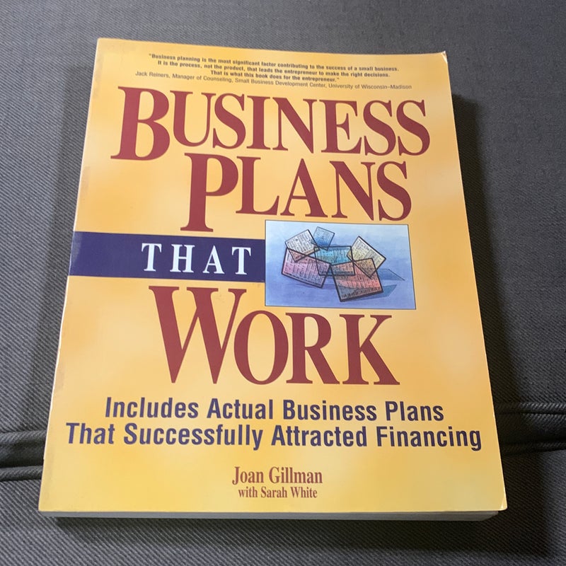 Business Plans That Work