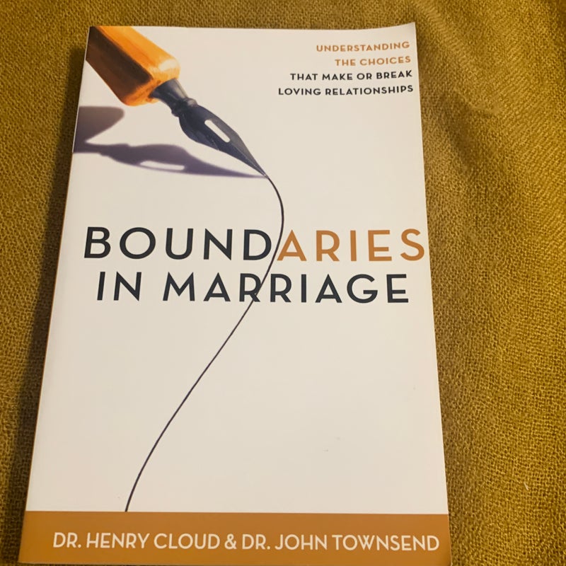 Boundaries in Marriage