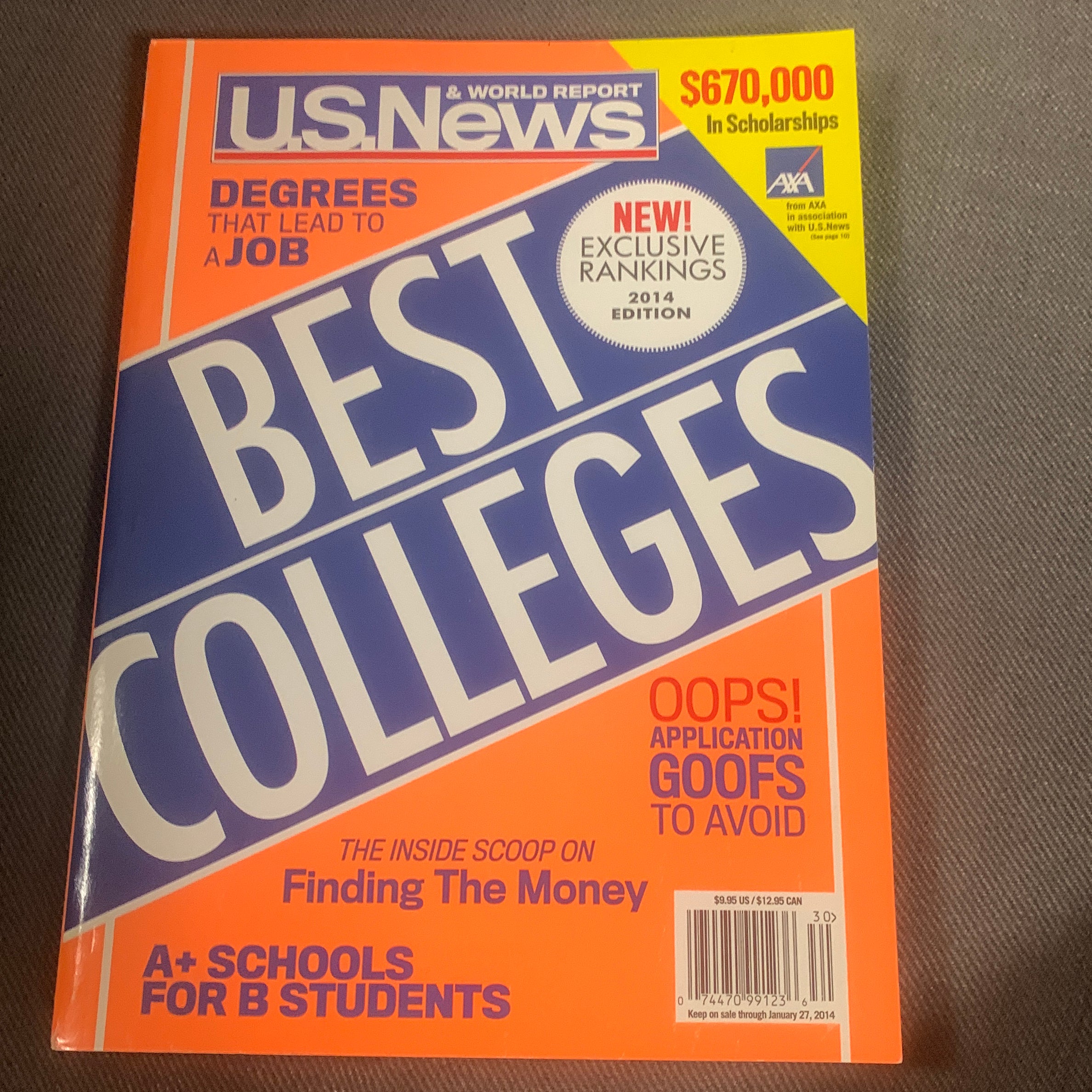 Best Colleges 2014 By U.S. News & World Report, Paperback | Pangobooks