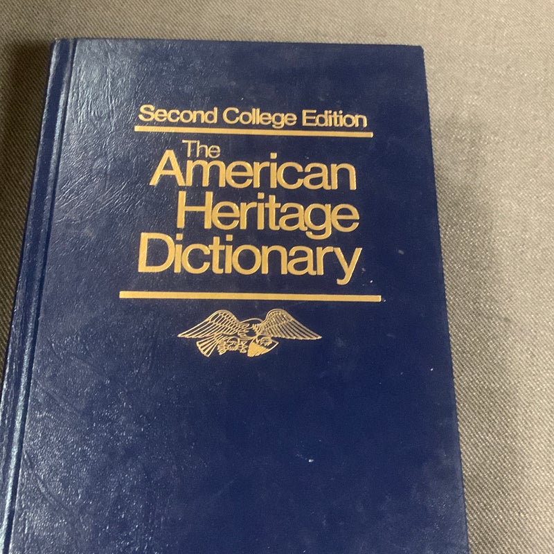 The American Heritage Dictionary of the English Language