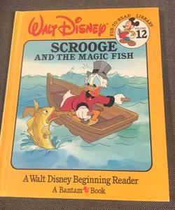 Walt Disney Scrooge And The Magic Fish Book 1986 Fun To Read 