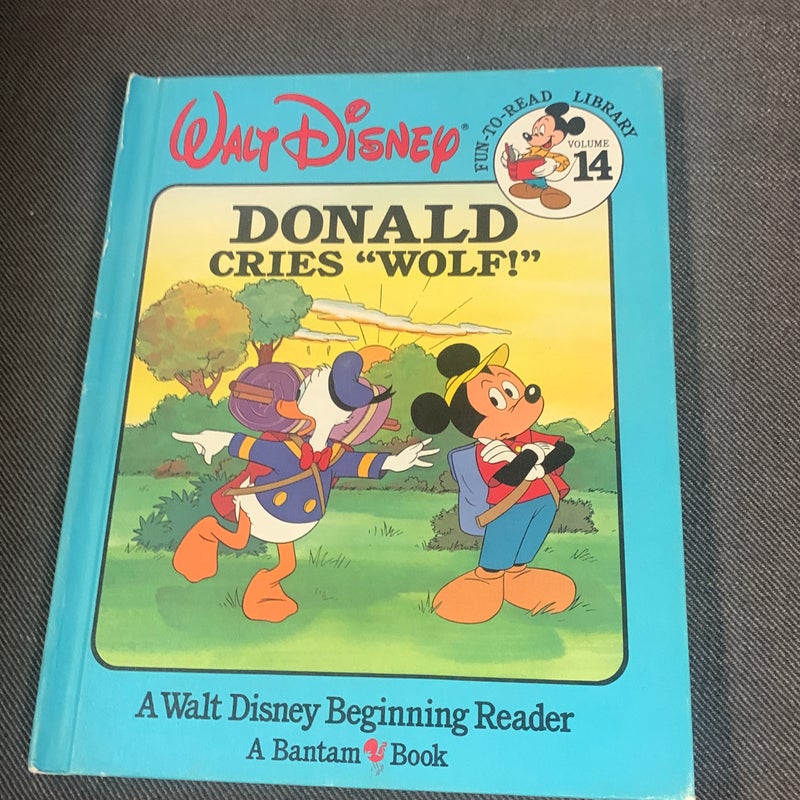 Vintage Donald Cries “Wolf!” Walt Disney Fun-To-Read Library Volume 14 ( 1986)