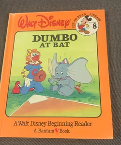 1986 Walt Disney Beginning Reader Hardcover Book, Dumbo at Bat