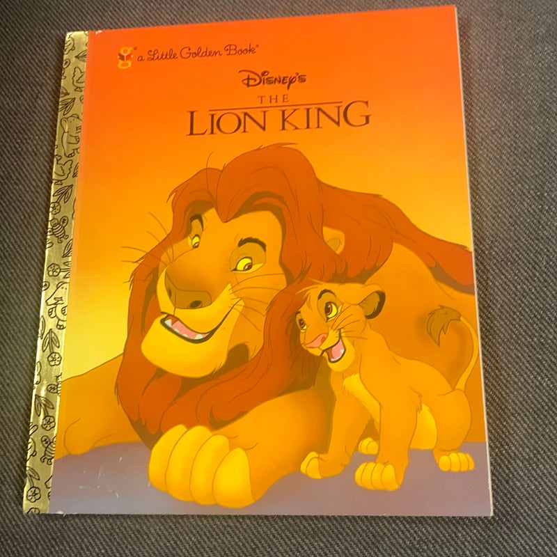 Vintage Children's Book - Little Golden Book - The Lion King - 1994 Edition