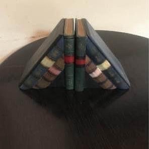 Looking to spice your Book shelve old book open storage Bookend 