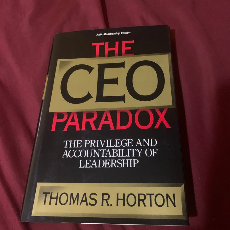 The CEO Paradox