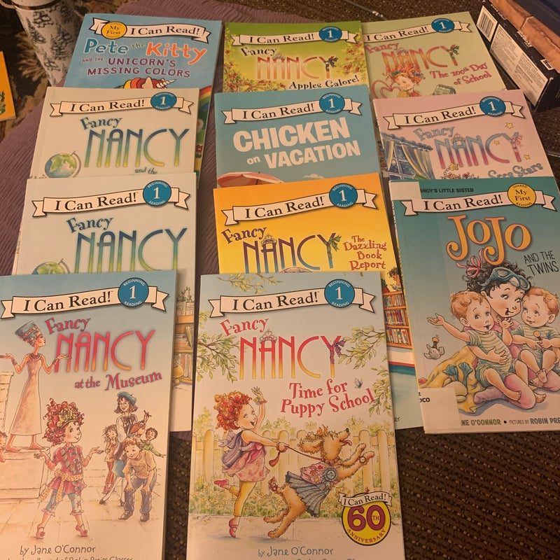 9 I can read books Fancy Nancy at the Muse