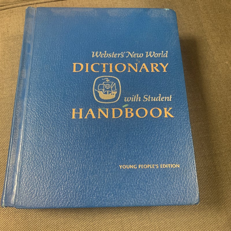 Webster's New World dictionary with Student handbook. -