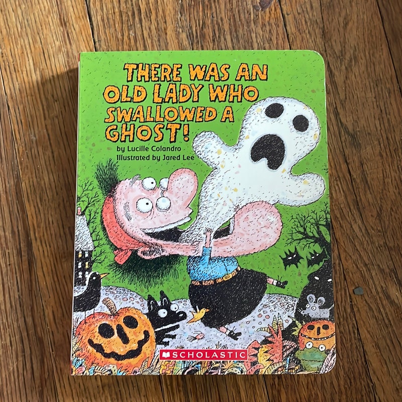 There Was an Old Lady Who Swallowed a Ghost!: A Board Book