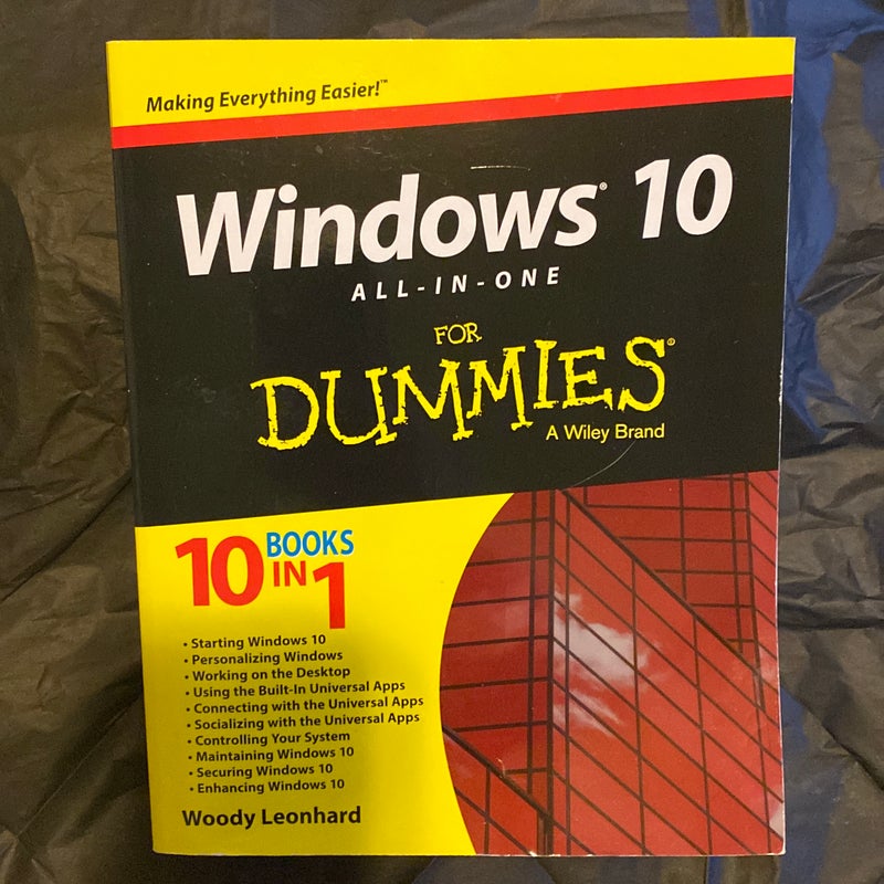 Windows 10 All-In-One for Dummies