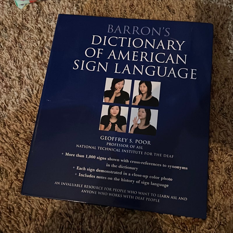 Barron's Dictionary of American Sign Language