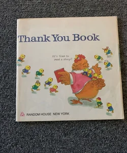 Thank you book