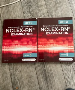HESI Comprehensive Review for the NCLEX-RN Examination SET OF TWO