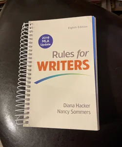 Rules for Writers with 2016 MLA Update