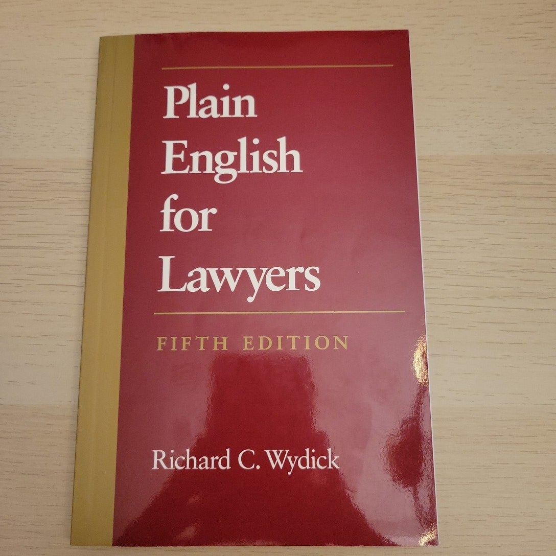 Plain English for Lawyers, Fifth Edition