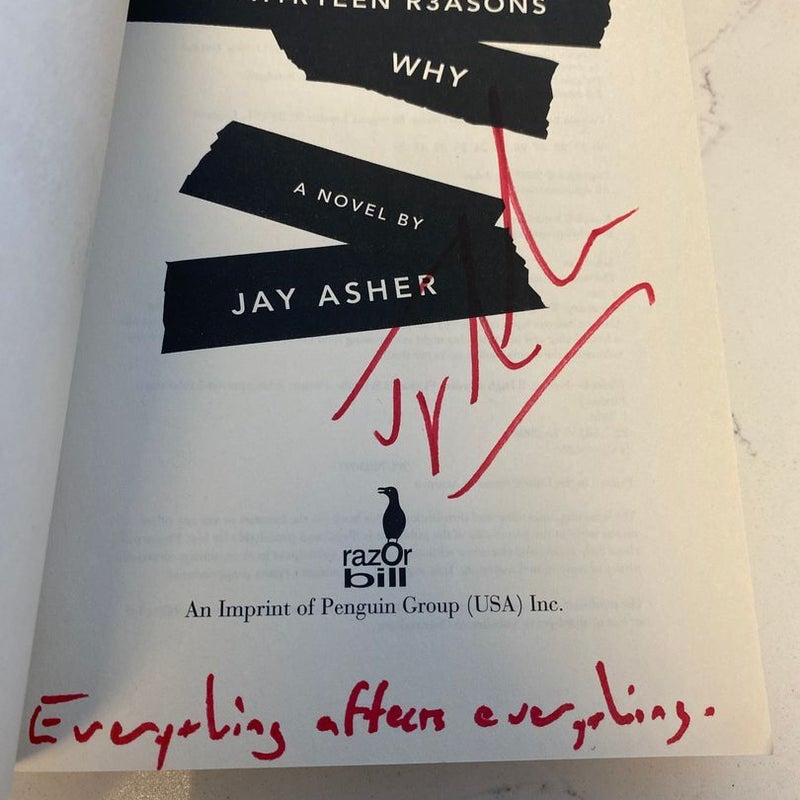 Thirteen Reasons Why (Autographed)