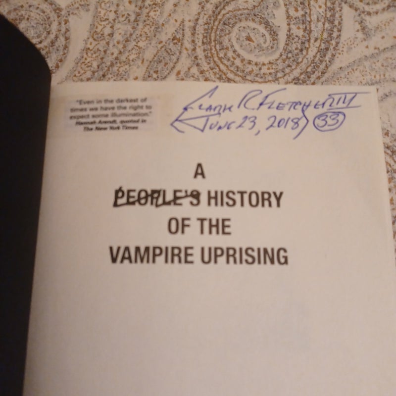 👄A People's History of the Vampire Uprising
