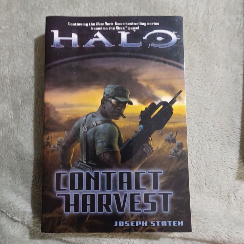Halo: Contact Harvest By Joseph Staten – Halo Series Novel (Paperback, Used)