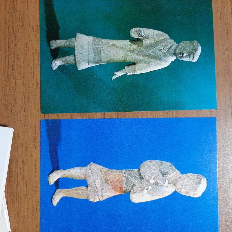 Han Dynasty Chinese Sculpture History Postcards