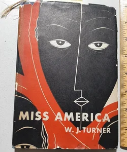 Antique 1930 Poetry, Miss America