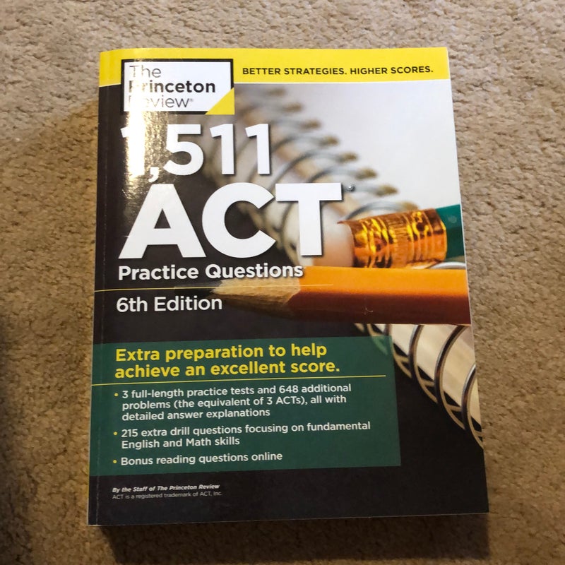 1,511 ACT Practice Questions